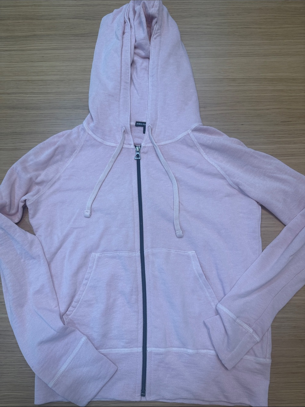 James Perse Cotton-Terry Hoodie - Picture 2 of 3